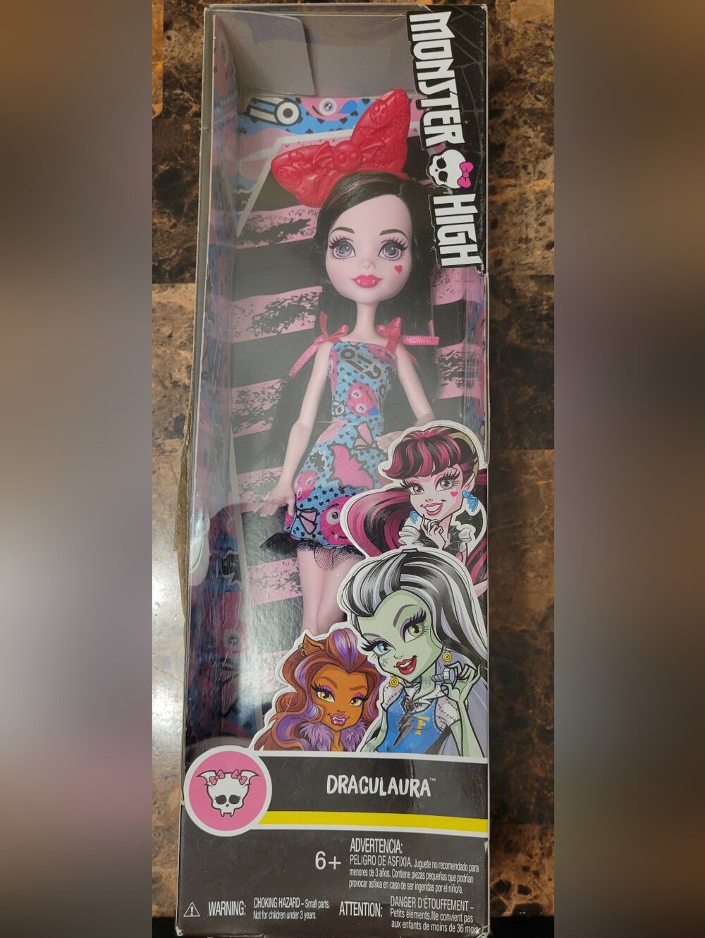 Monster High 2016 HTF Draculura Emoji NIB